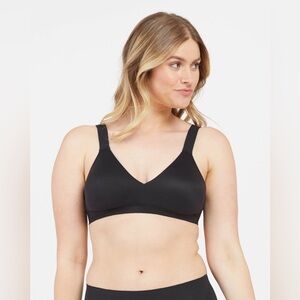 Spanx - Bra-llelujah! Lightly Lined Bralette | T-Shirt Bra - Very Black - XL